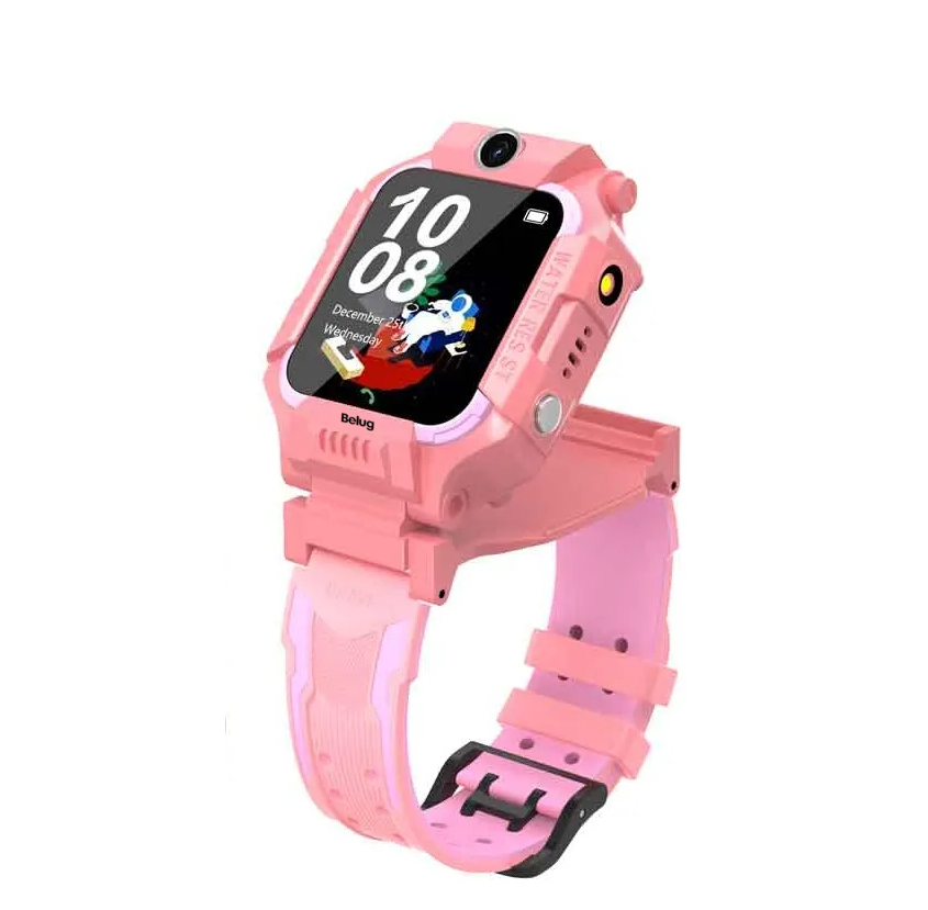 Foto 1 | Smartwatch Impermeable Belug  A Prueba De Posicionamiento Rosa