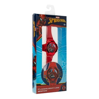 Foto 3 | Reloj Accutime Marvel Spider-man Para Niños Con Linterna Lcd - Venta Internacional.