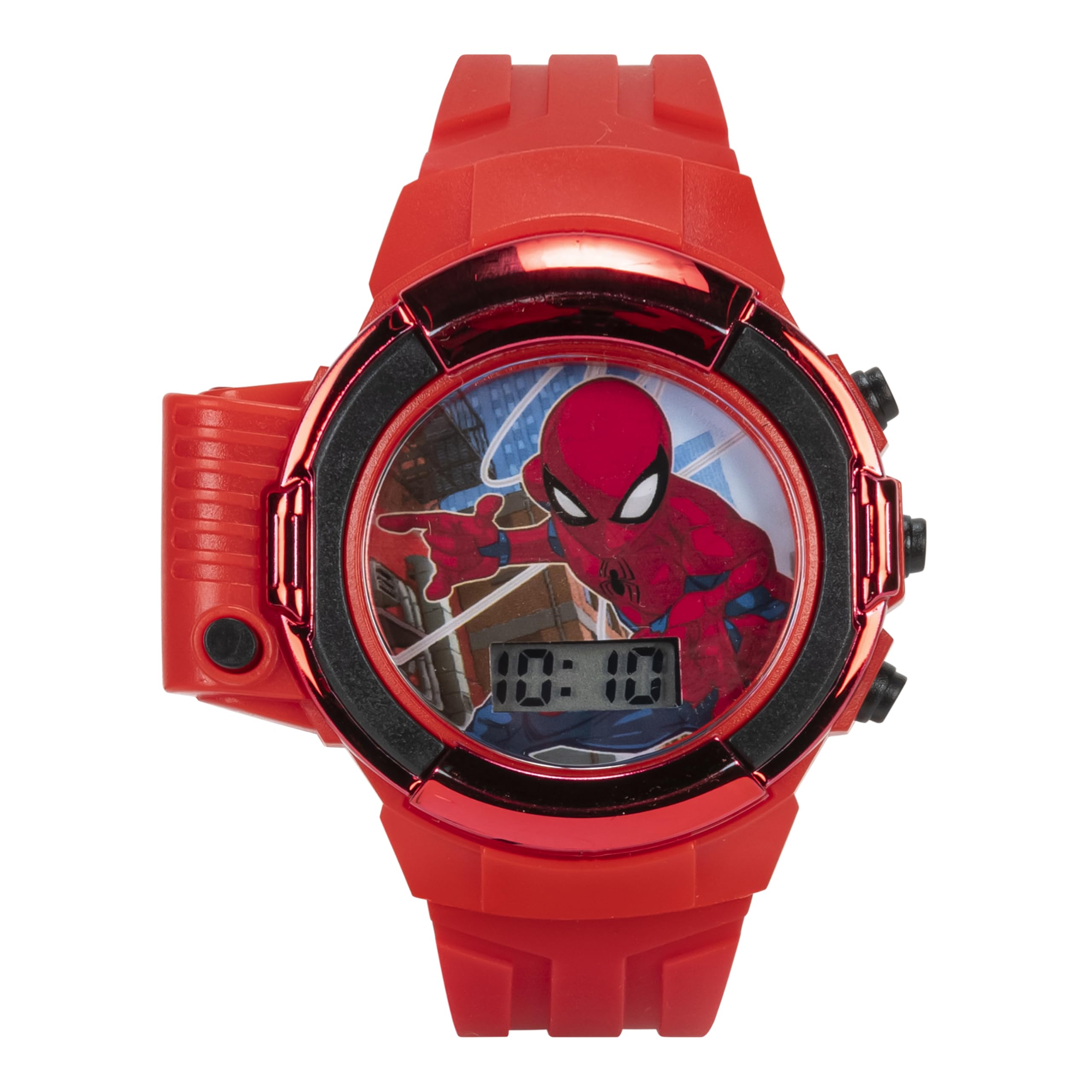 Foto 6 pulgar | Reloj Accutime Marvel Spider-man Para Niños Con Linterna Lcd - Venta Internacional.