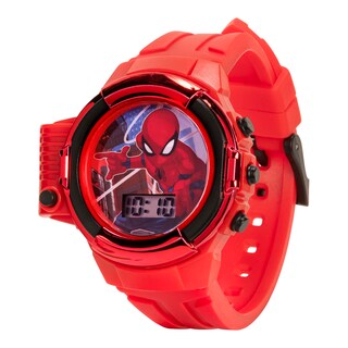 Foto 6 | Reloj Accutime Marvel Spider-man Para Niños Con Linterna Lcd - Venta Internacional.