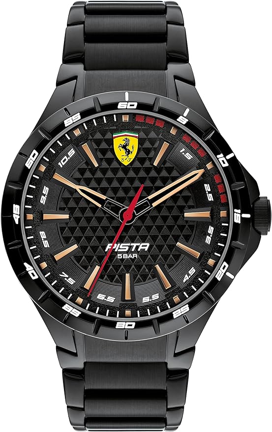 Foto 2 pulgar | Reloj para Hombre Cuarzo Ferrari Acero Inoxidable Negro