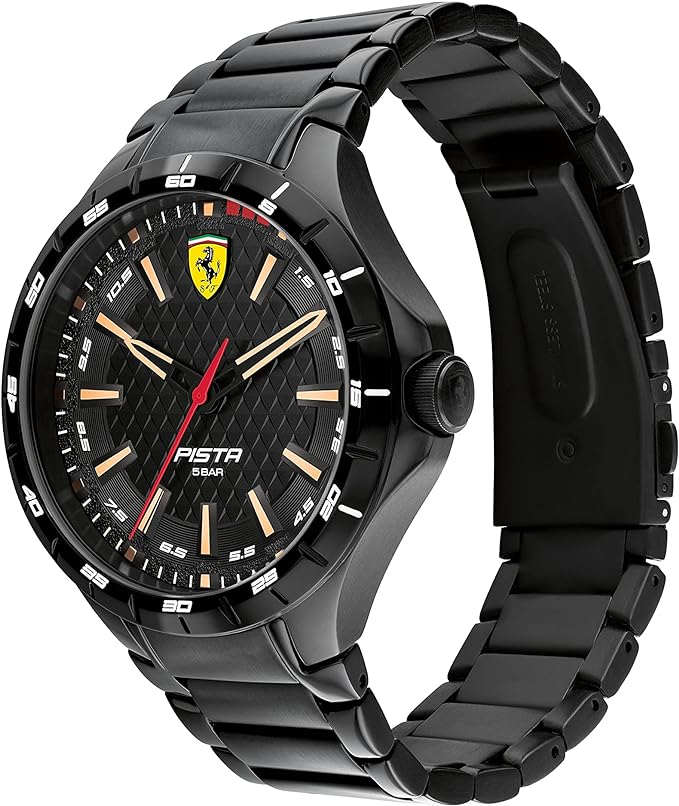 Foto 3 pulgar | Reloj para Hombre Cuarzo Ferrari Acero Inoxidable Negro