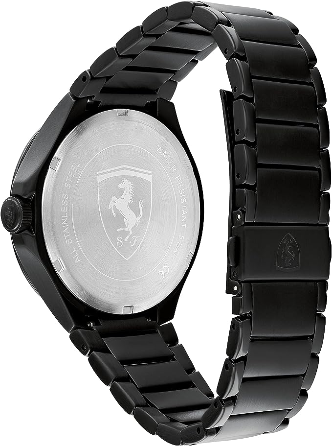 Foto 4 pulgar | Reloj para Hombre Cuarzo Ferrari Acero Inoxidable Negro