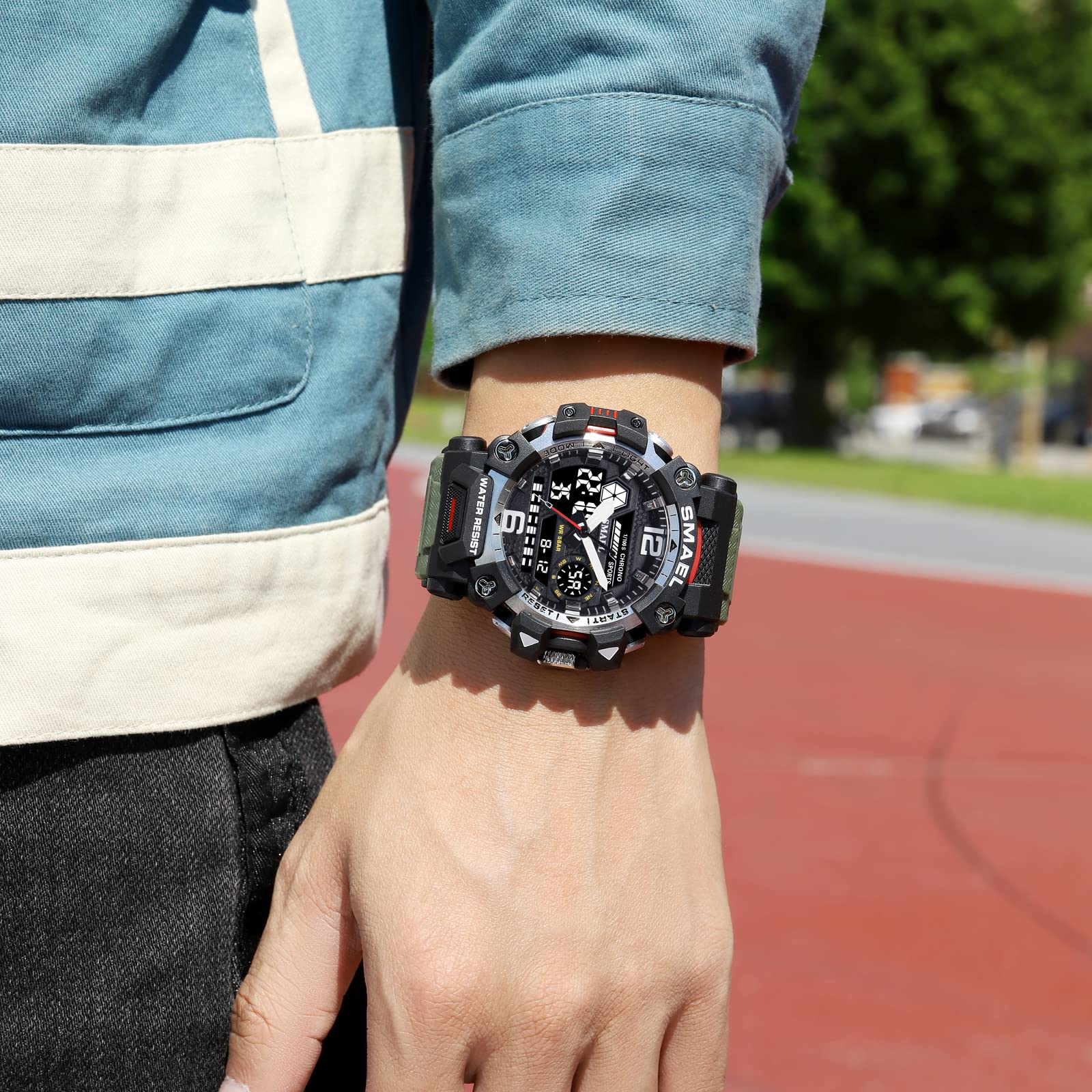 Foto 3 | Venta Internacional - Reloj Deportivo Smael 8072 Led Impermeable Para Hombre