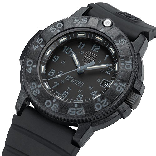 Foto 6 pulgar | Venta Internacional - Reloj Luminox 3001.bo De Cuarzo Con Esfera Negra Y Caucho Pa