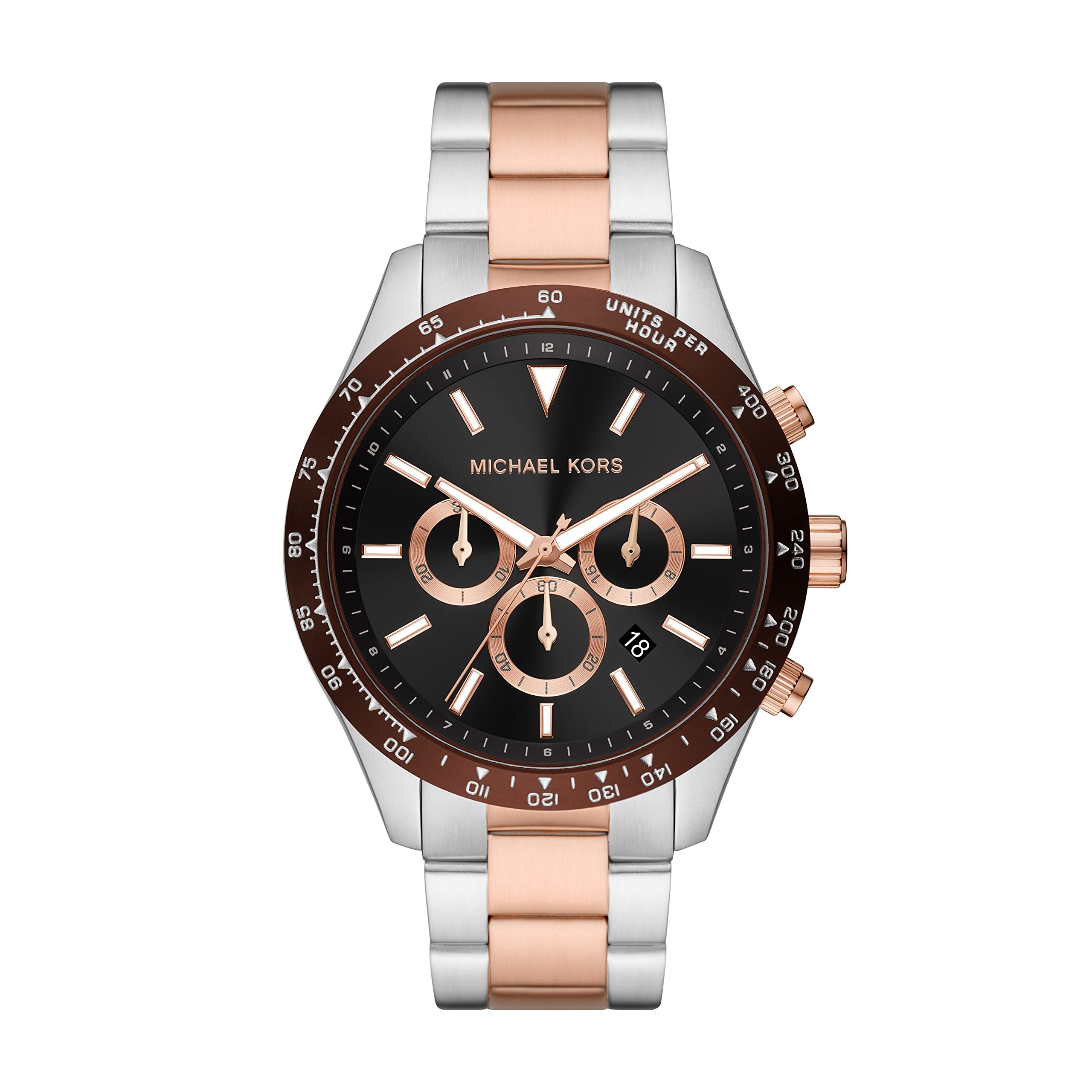 Venta Internacional - Reloj Michael Kors Layton, Cronógrafo De Cuarzo, Caja De 45 Mm