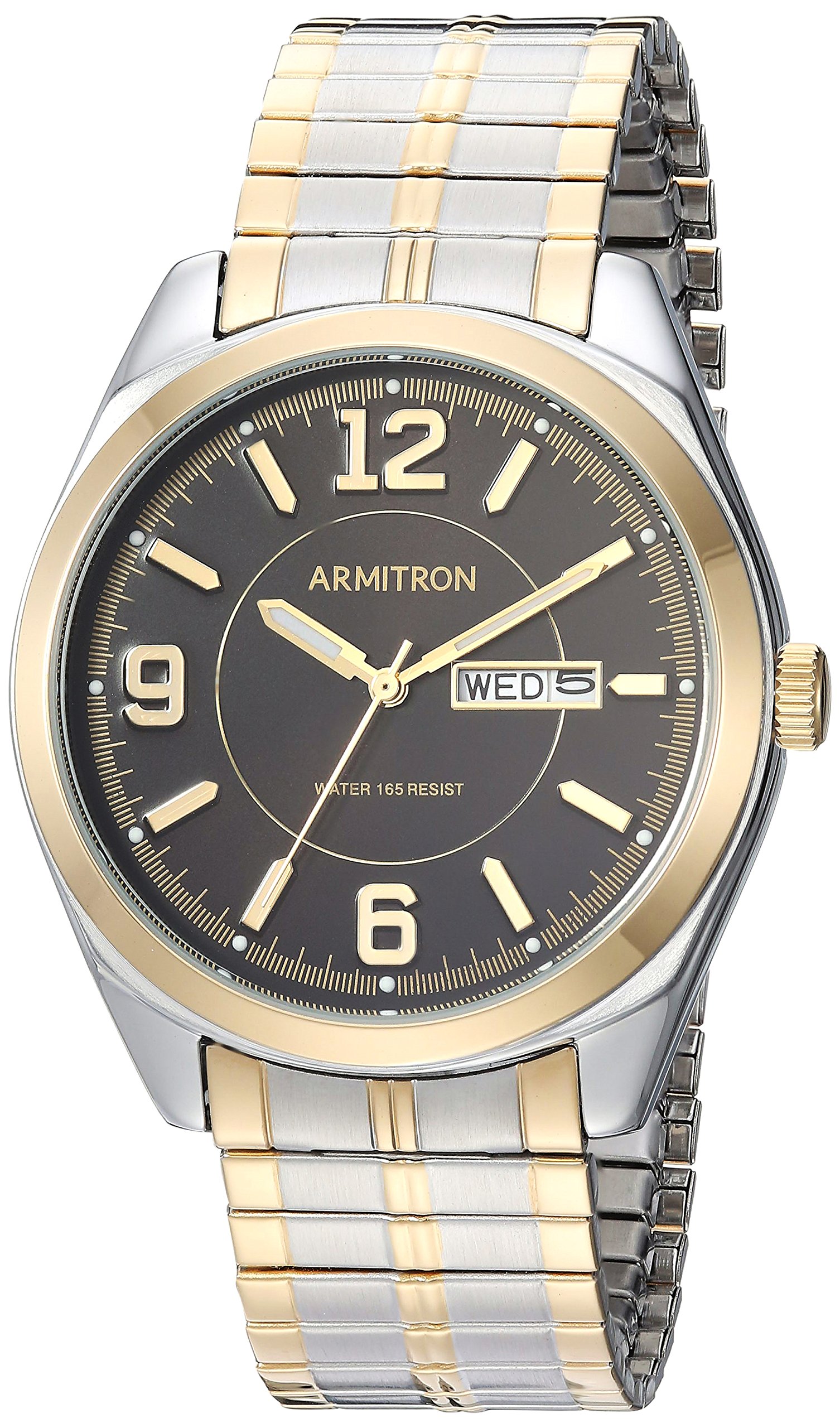 Venta Internacional - Reloj Armitron 20/4591bktt Para Hombre, Día/fecha, Bicolor