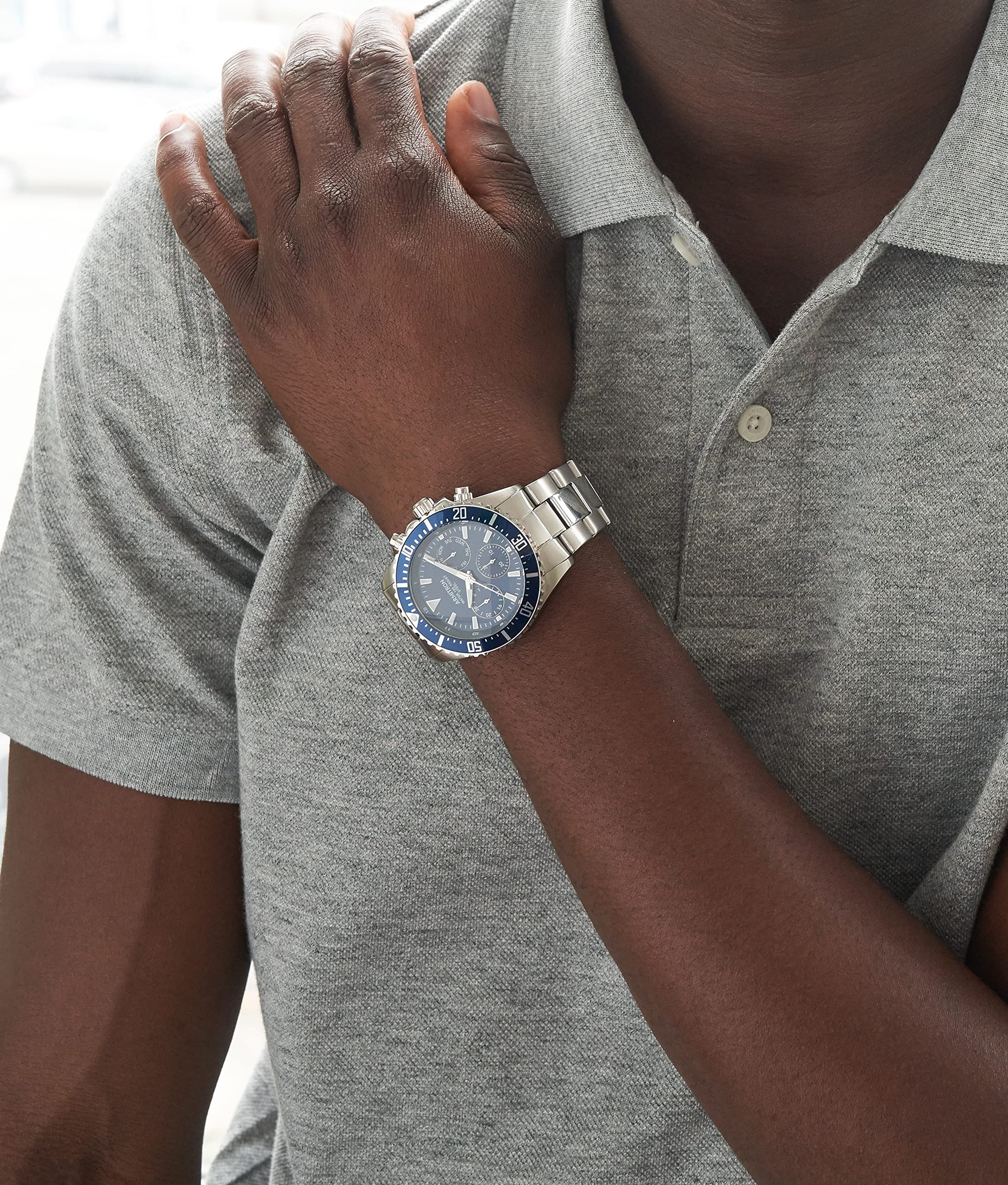 Foto 4 pulgar | Venta Internacional - Reloj Armitron 20/5351nvsv Multifunción Para Hombre, Tono Plateado