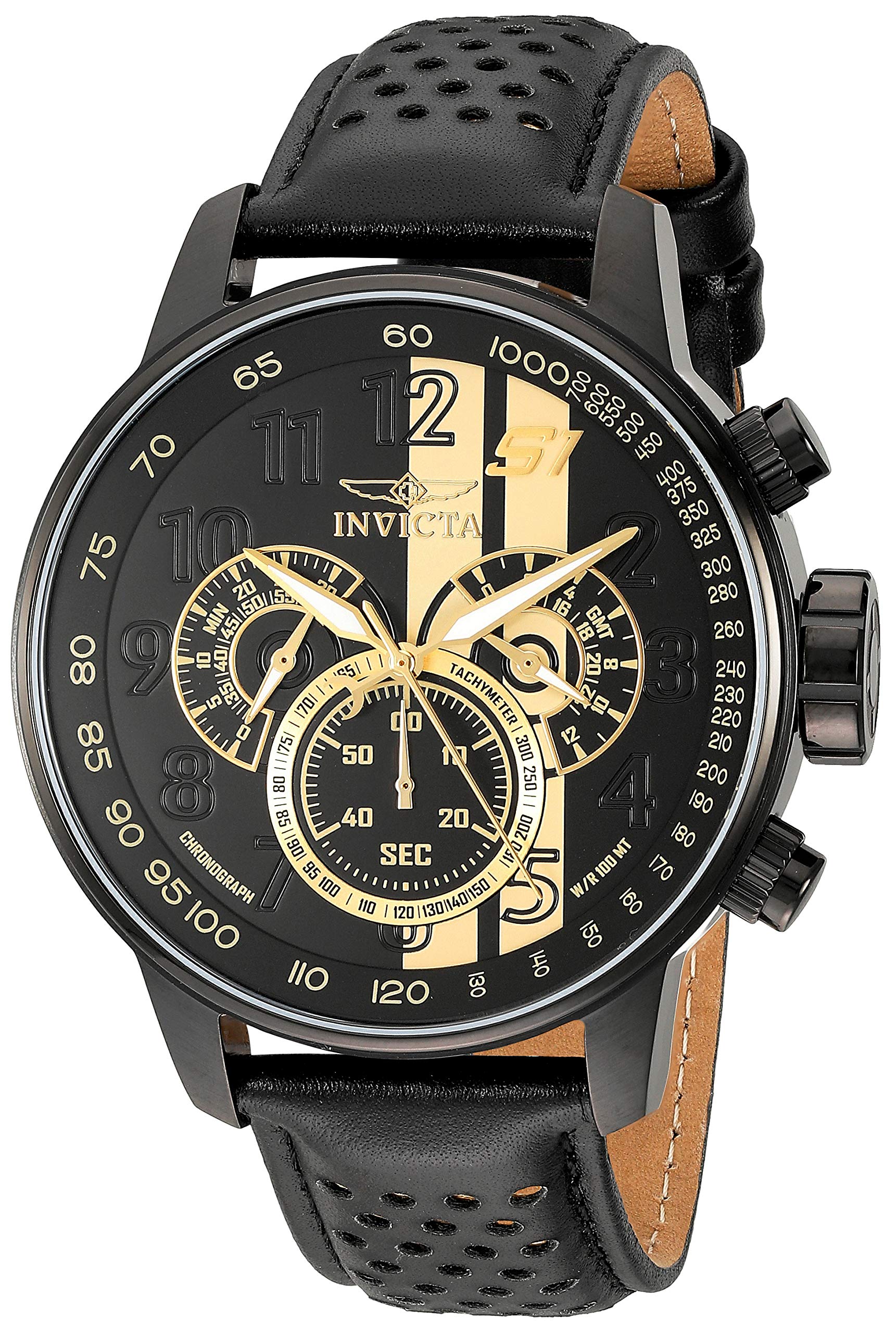 Foto 2 pulgar | Venta Internacional - Reloj Invicta S1 Rally 19289 Para Hombre, Correa De Piel Negra