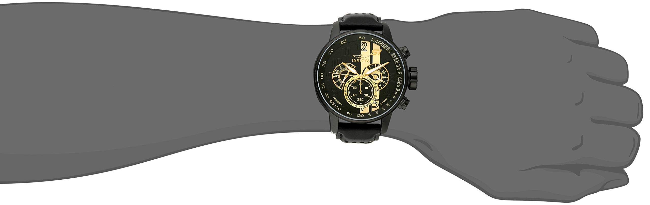 Foto 4 pulgar | Venta Internacional - Reloj Invicta S1 Rally 19289 Para Hombre, Correa De Piel Negra