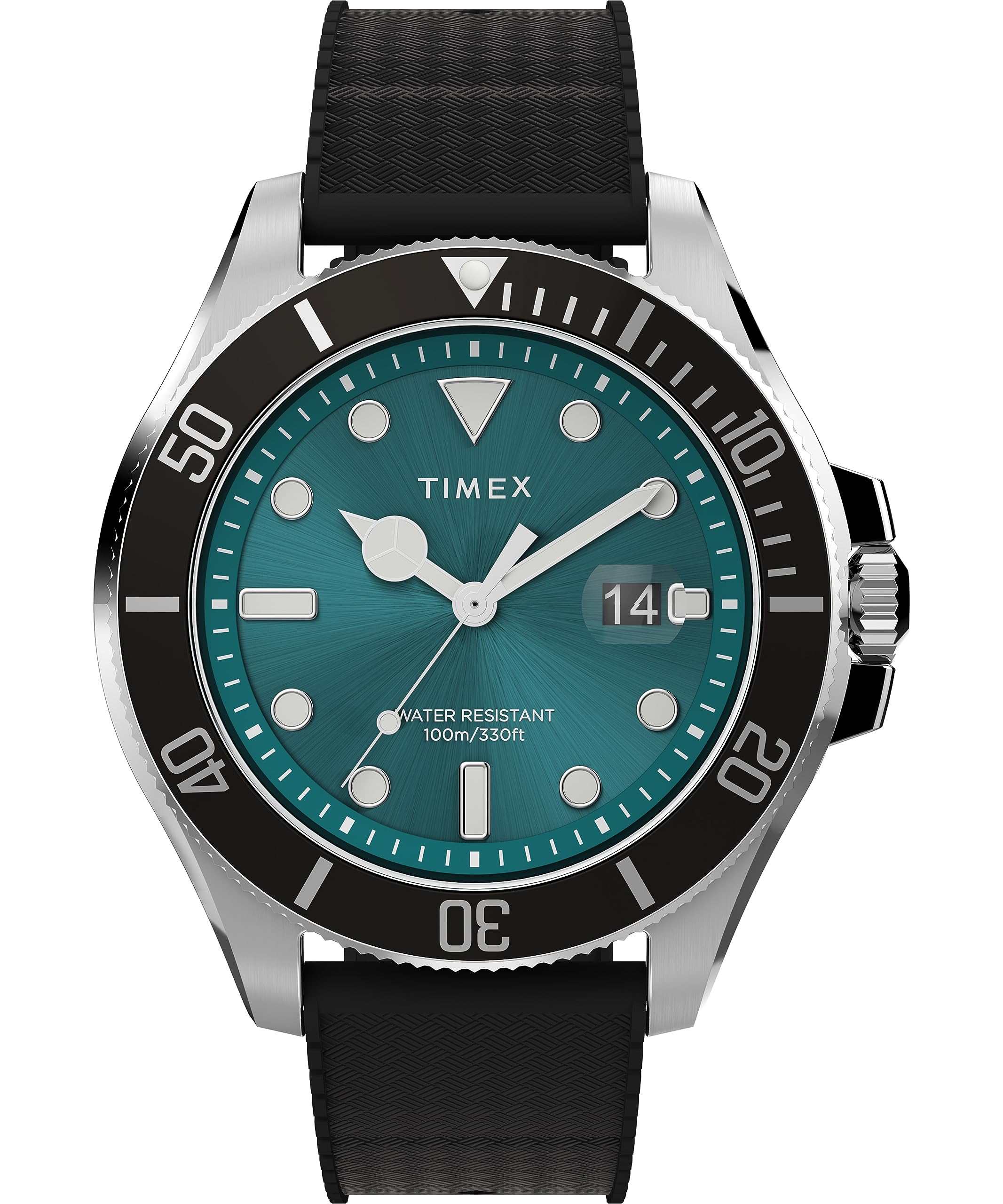 Foto 2 pulgar | Venta Internacional - Reloj Timex Deep Water Para Hombre, Caja De 43 Mm, Esfera Verde