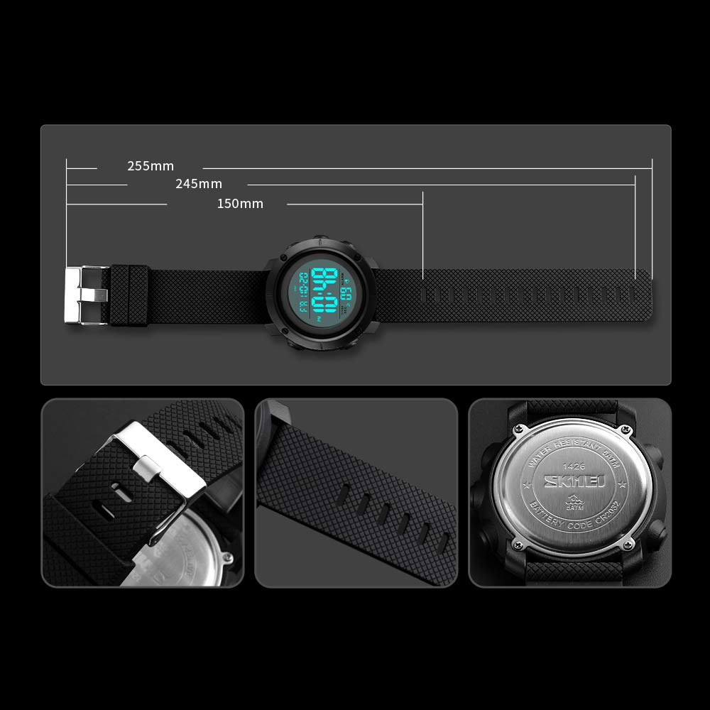 Foto 6 pulgar | Venta Internacional - Reloj Deportivo Digital Tcoinery Led Impermeable Para Hombre