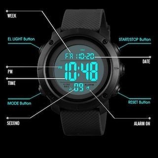 Foto 6 | Venta Internacional - Reloj Deportivo Digital Tcoinery Led Impermeable Para Hombre