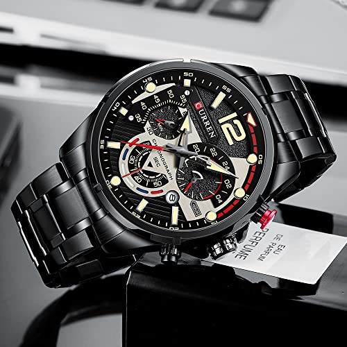 Foto 4 pulgar | Venta Internacional - Reloj Matkasur Para Hombre, Para Citas, Deportes, Resistente Al Agua, 30 M A 50 M