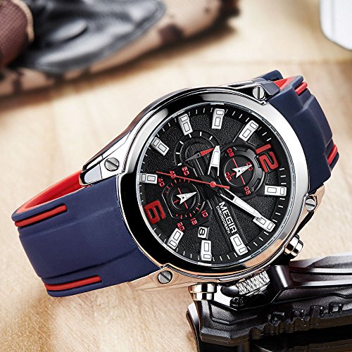 Foto 5 pulgar | Venta Internacional - Reloj Megir Military Sport Quartz Para Hombre Con Cronógrafo