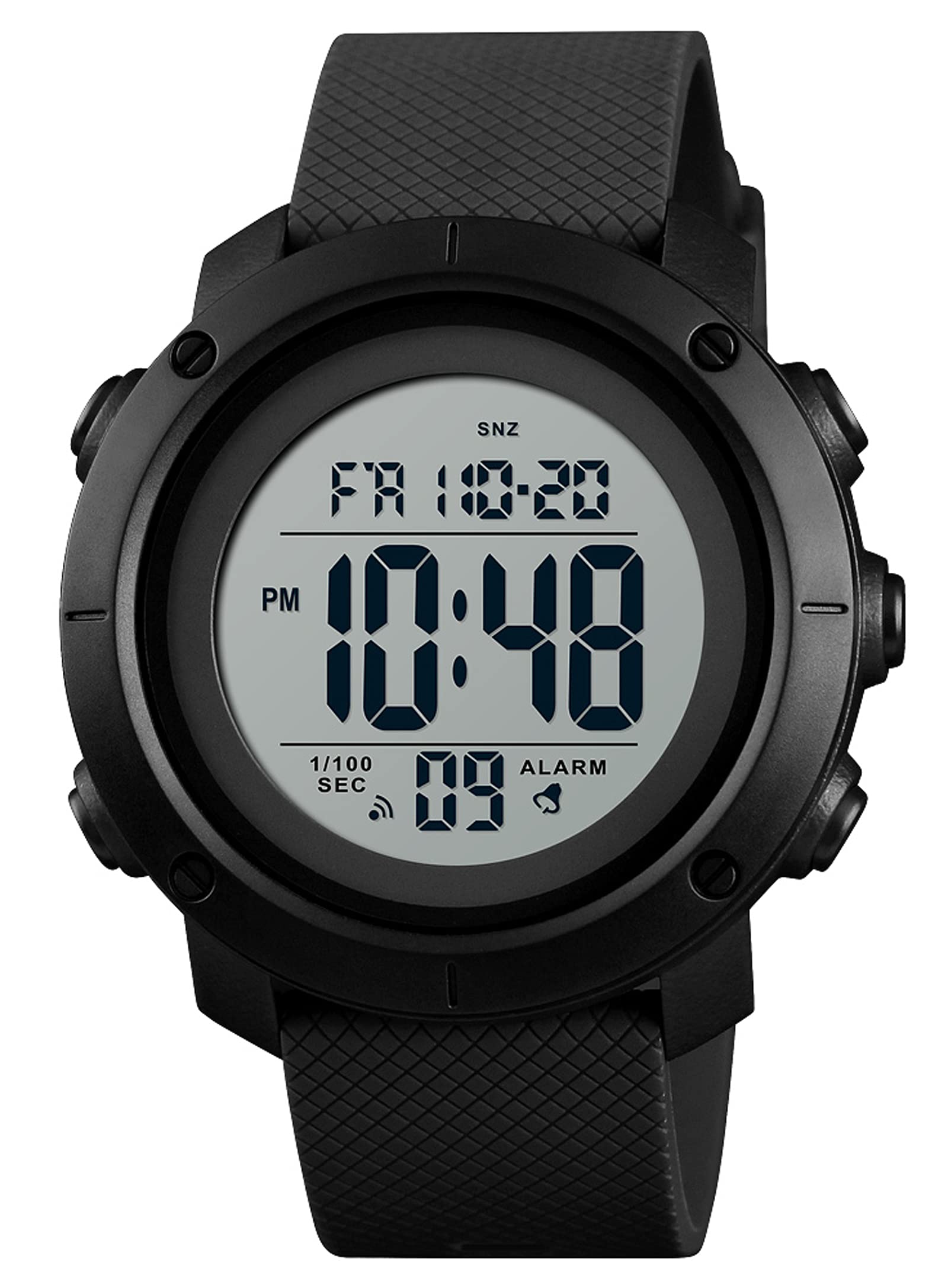 Venta Internacional - Reloj Deportivo Findtime Digital Para Hombre, 5 Atm, Resistente Al Agua Con Alarma