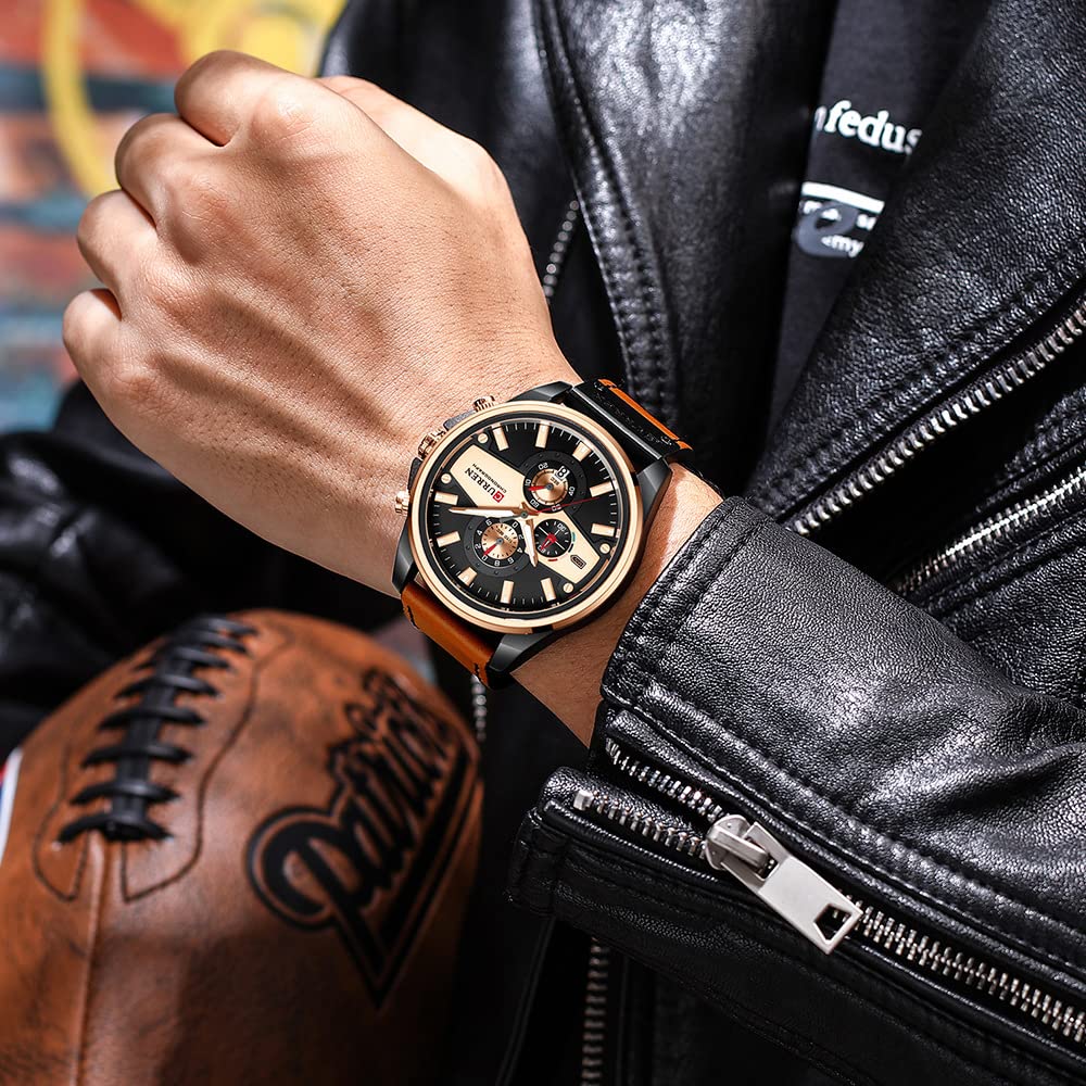 Foto 6 pulgar | Venta Internacional - Reloj Matkasur Para Hombre, Cuarzo, Seis Manecillas, Deportivo, Con Funda De 49 Mm