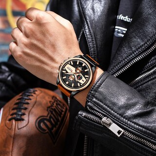 Foto 5 | Venta Internacional - Reloj Matkasur Para Hombre, Cuarzo, Seis Manecillas, Deportivo, Con Funda De 49 Mm