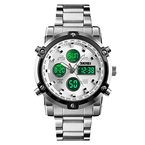 Foto 2 pulgar | Venta Internacional - Reloj Skmei Para Hombre, Impermeable, Militar, Analógico Y Digital