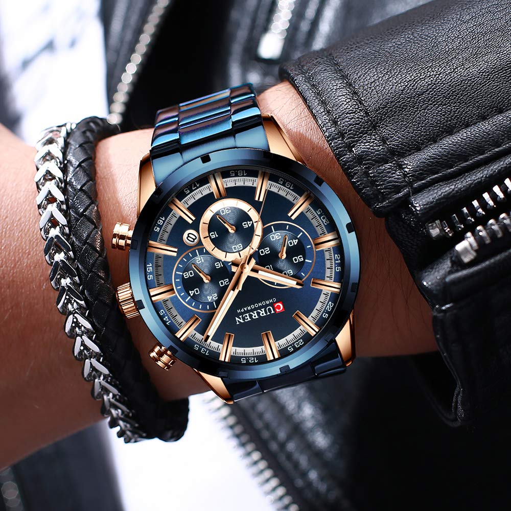 Foto 6 pulgar | Venta Internacional - Reloj Curren Sport Quartz Chronograph Para Hombre