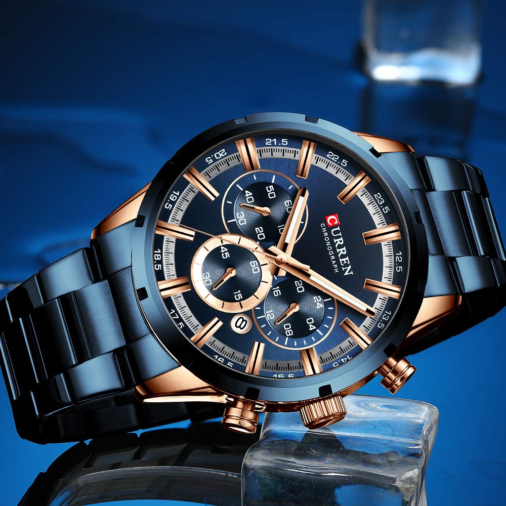 Foto 7 pulgar | Venta Internacional - Reloj Curren Sport Quartz Chronograph Para Hombre