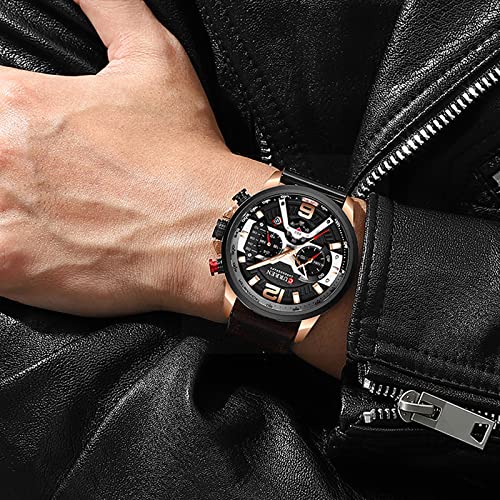 Foto 6 pulgar | Venta Internacional - Reloj Matkasur Para Hombre Y Citas Deportivas, Impermeable, Con Caja De Regalo