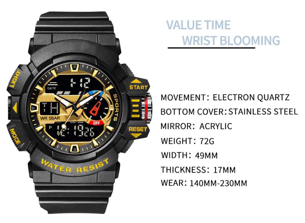 Foto 7 pulgar | Venta Internacional - Reloj Gosasa S-shock Sport Para Hombre Resistente Al Agua Hasta 5 Atm