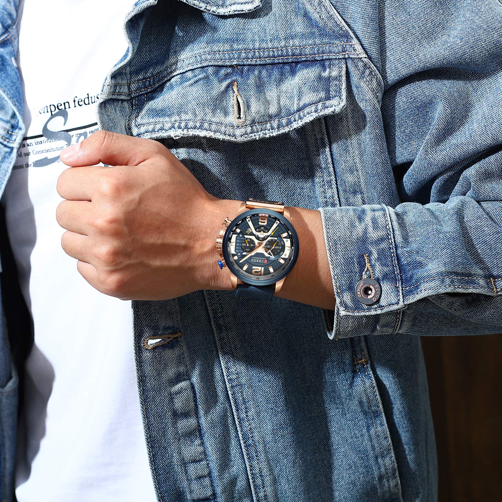 Foto 6 pulgar | Venta Internacional - Reloj Matkasur Para Hombre Y Citas Deportivas, Impermeable, Con Caja De Regalo