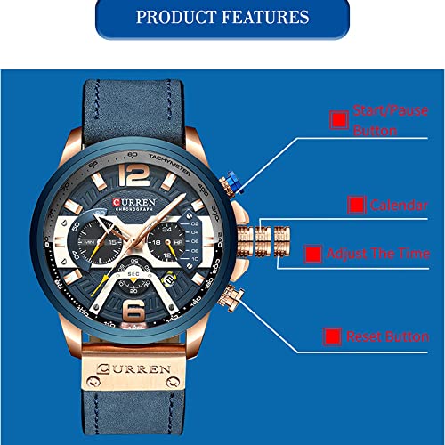 Foto 8 pulgar | Venta Internacional - Reloj Matkasur Para Hombre Y Citas Deportivas, Impermeable, Con Caja De Regalo