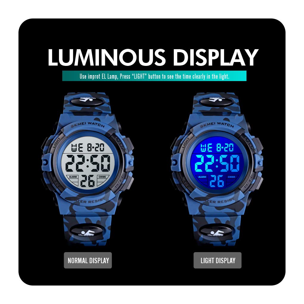 Foto 7 pulgar | Venta Internacional - Reloj Digital Para Niños Gosasa, Multifuncional, Impermeable, Led