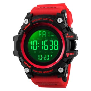 Foto 1 | Venta Internacional - Reloj Deportivo Digital Impermeable Watch Xfcs Para Hombre, Rojo