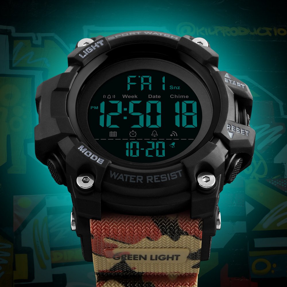 Foto 7 pulgar | Venta Internacional - Reloj Deportivo Digital Impermeable Watch Xfcs Para Hombre, Rojo