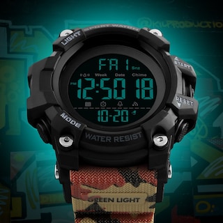 Foto 6 | Venta Internacional - Reloj Deportivo Digital Impermeable Watch Xfcs Para Hombre, Rojo