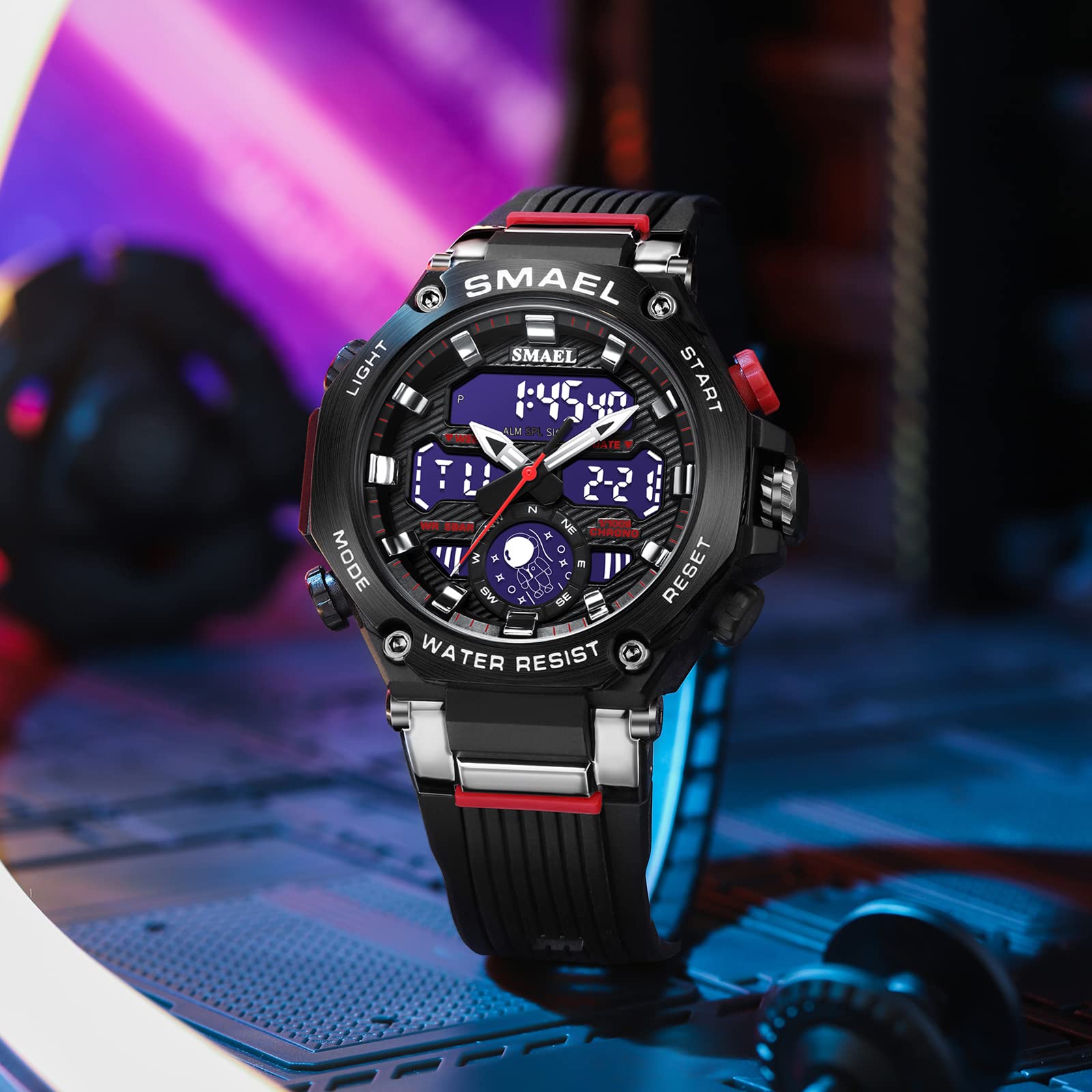 Foto 2 | Venta Internacional - Reloj Deportivo Smael 8069 Led Impermeable Para Hombre