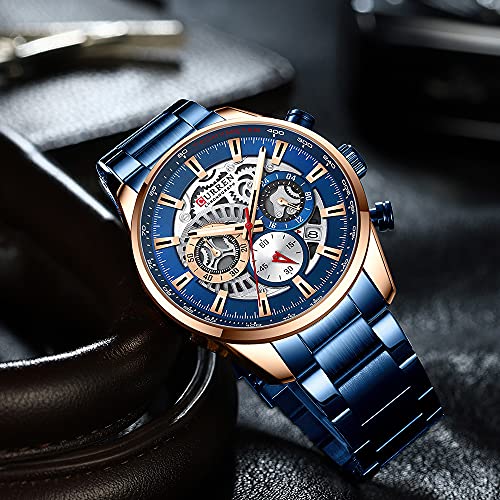 Foto 3 pulgar | Venta Internacional - Reloj Fanmis, Vestido Lujoso Con Cronógrafo De Negocios Para Hombre