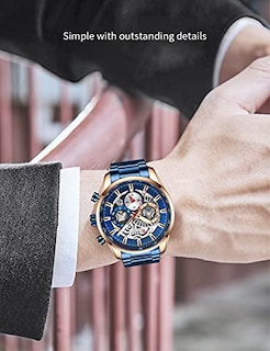 Foto 5 | Venta Internacional - Reloj Fanmis, Vestido Lujoso Con Cronógrafo De Negocios Para Hombre