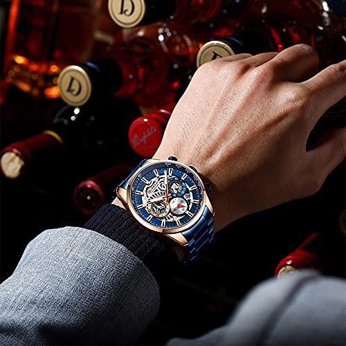 Foto 7 pulgar | Venta Internacional - Reloj Fanmis, Vestido Lujoso Con Cronógrafo De Negocios Para Hombre