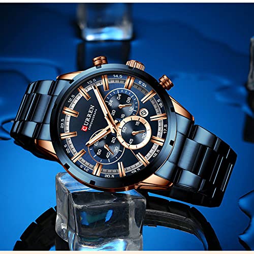 Foto 4 pulgar | Venta Internacional - Reloj Matkasur Para Hombre, Para Citas, Deportes, Resistente Al Agua, 30 M A 50 M