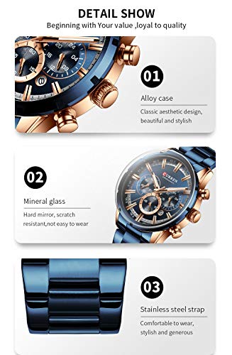Foto 7 | Venta Internacional - Reloj Matkasur Para Hombre, Para Citas, Deportes, Resistente Al Agua, 30 M A 50 M