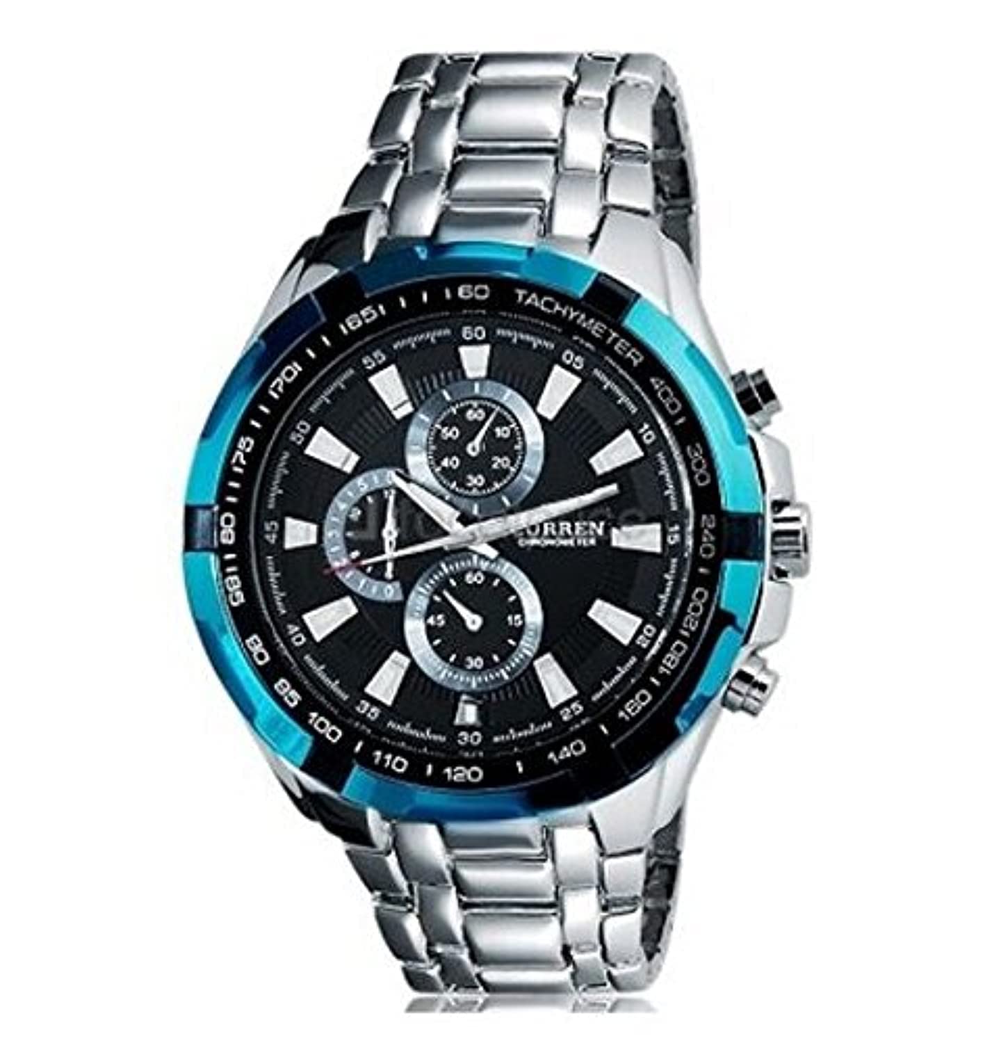 Foto 2 pulgar | Venta Internacional - Reloj Curren Con Esfera Analógica Para Hombre, Color Negro, Diseño Exclusivo