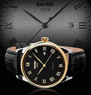 Foto 3 | Venta Internacional - Reloj Skmei Business Con Correa De Cuero De Cuarzo Para Hombre De Negocios, Impermeable