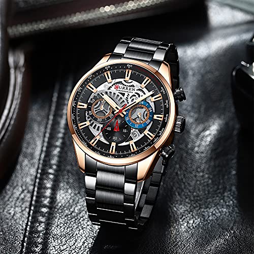 Foto 5 pulgar | Venta Internacional - Reloj Fanmis Con Cronógrafo De Negocios De Lujo Para Hombre, Vestido Con Diseño De Agua