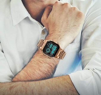 Foto 5 | Venta Internacional - Reloj Deportivo Digital De Acero Inoxidable Impermeable Para Hombre