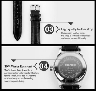 Foto 6 | Venta Internacional - Reloj Mastop De Cuarzo Con Números Romanos Para Hombre, Casuales, De Negocios