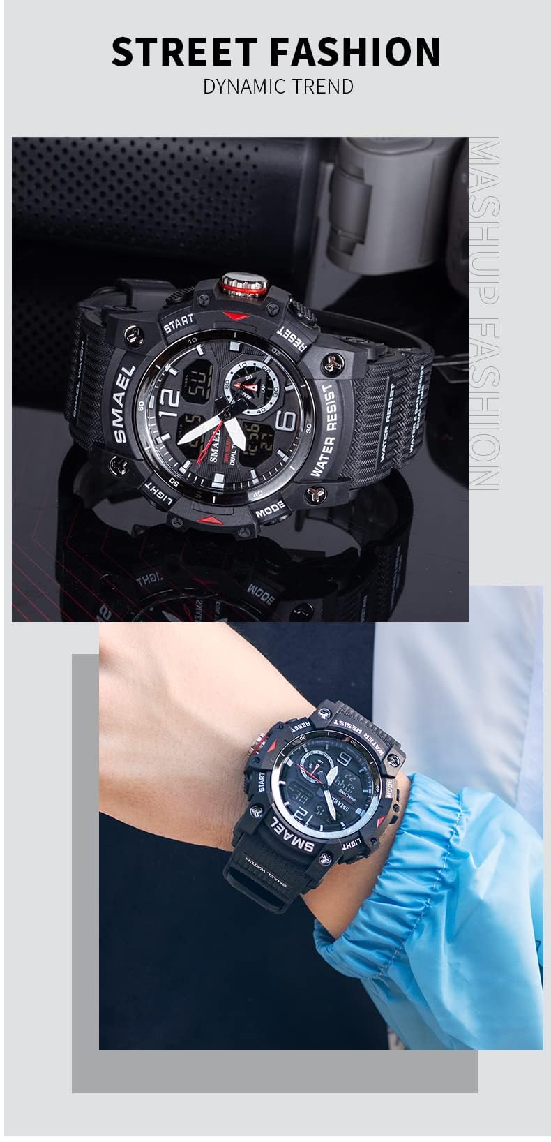 Foto 4 pulgar | Venta Internacional - Reloj Gosasa S-shock Sport Para Hombre Con Cronómetro Y Alarma