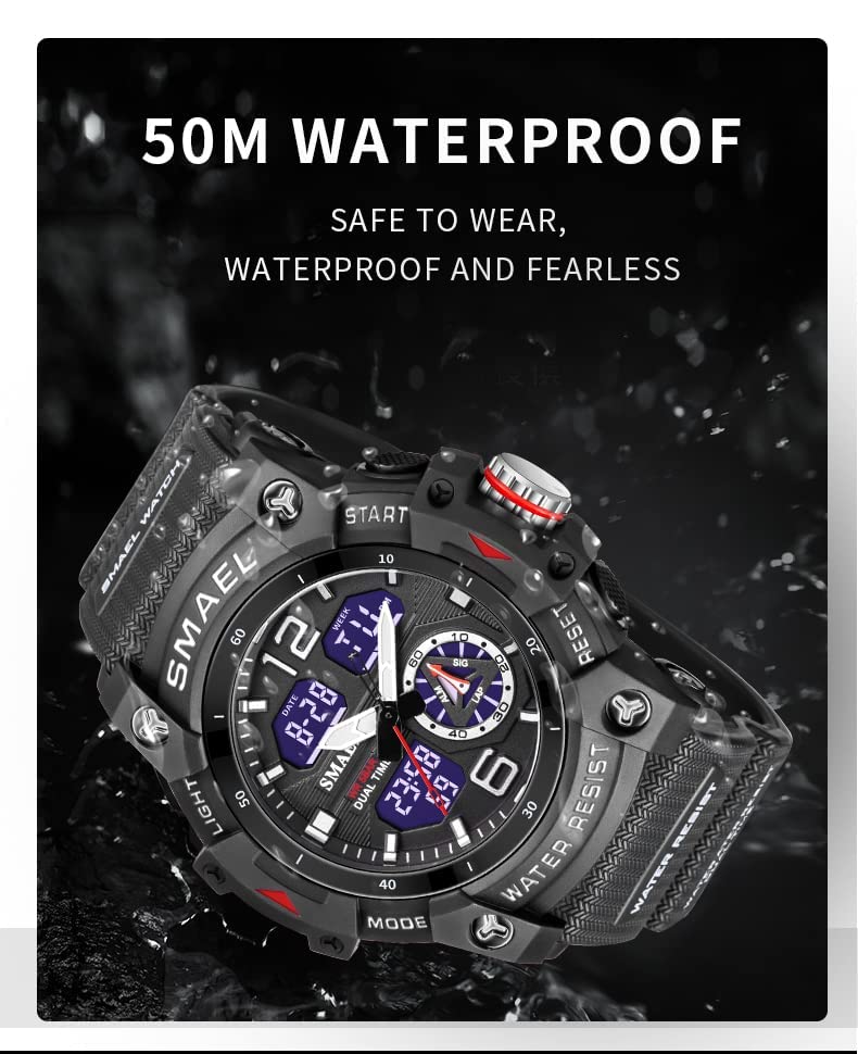 Foto 5 pulgar | Venta Internacional - Reloj Gosasa S-shock Sport Para Hombre Con Cronómetro Y Alarma