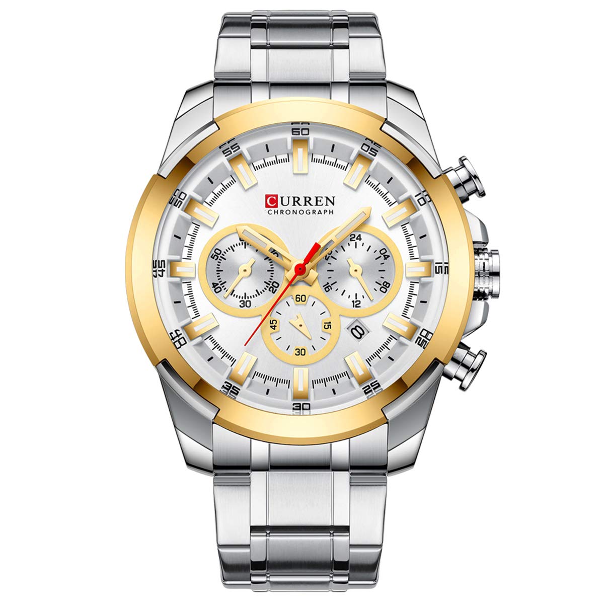 Venta Internacional - Reloj De Pulsera Janhiny 8361 Quartz Para Hombre Con Cronógrafo 3atm
