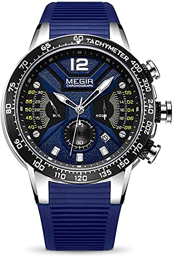 Venta Internacional - Reloj Megir Sports Chronograph De Cuarzo Impermeable Para Hombre