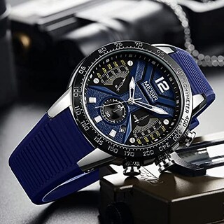 Foto 2 | Venta Internacional - Reloj Megir Sports Chronograph De Cuarzo Impermeable Para Hombre