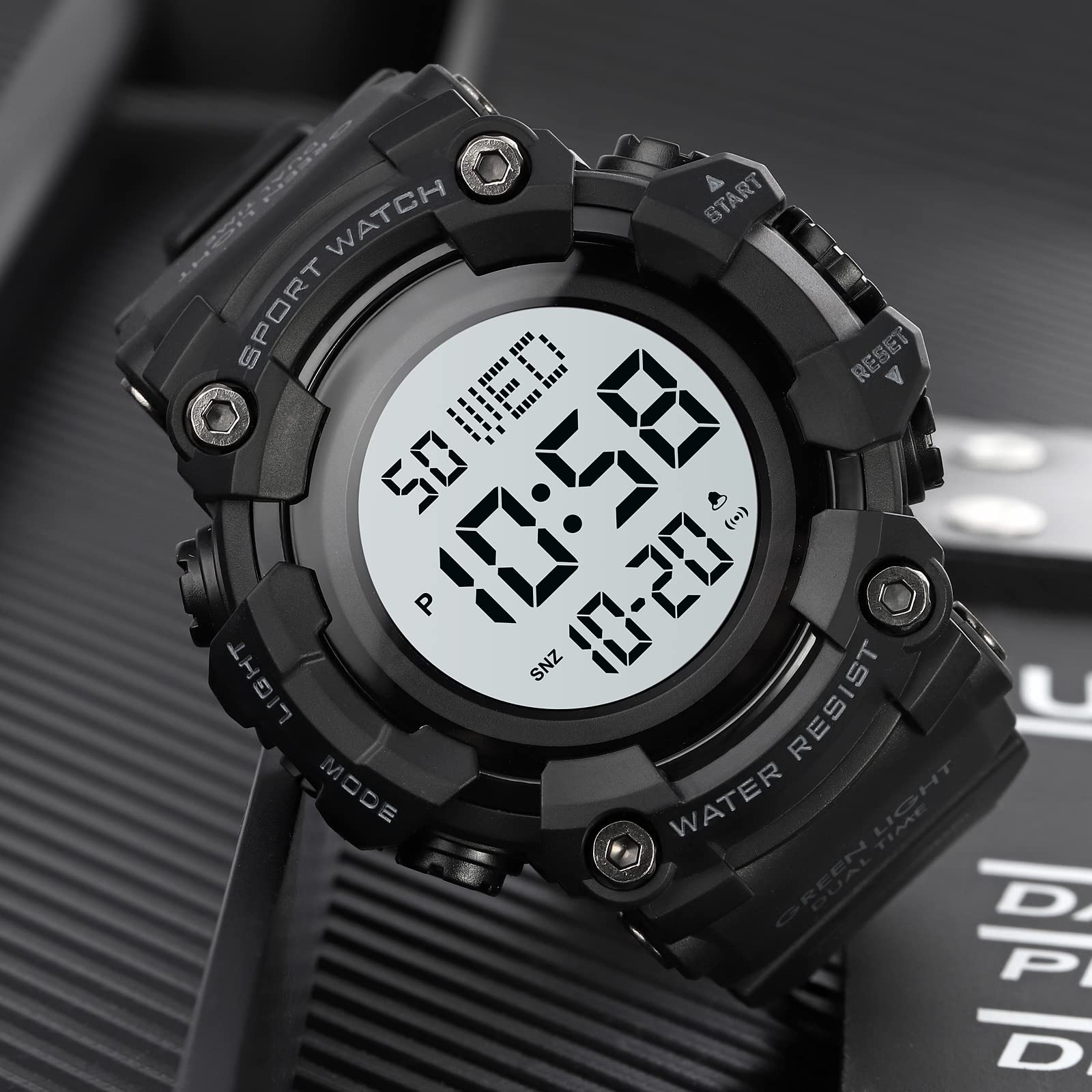 Foto 5 pulgar | Venta Internacional - Reloj Digital Gosasa S Shock, Reloj Deportivo Led Con Esfera Grande
